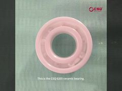 ZrO2 ceramic deep groove balls bearing 6205