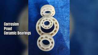 Zirconia Ceramic Bearings Extreme Corrosion Resistance