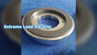 SiC Thrust Disc Extreme Loads Corrosion Resistance