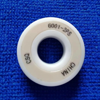 6001rs Ceramic Bearing Deep Groove HIP Zirconia 12mmx28mmx8mm
