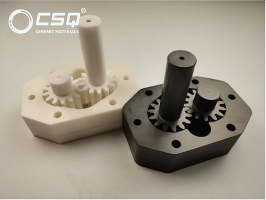 Zirconia Ceramic Rotor Shaft For Impeller Pump Silicon Carbide Rod Bar
