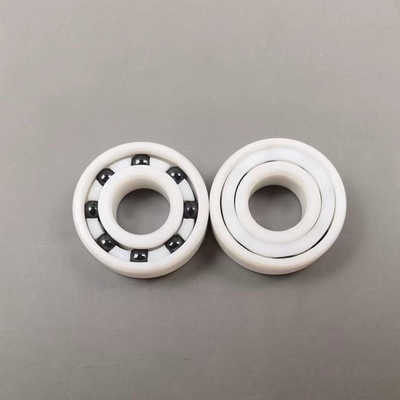 ZrO2 Silicon Nitride Ball Bearing Si3N4 Balls PTFE Cage 6001 12mm