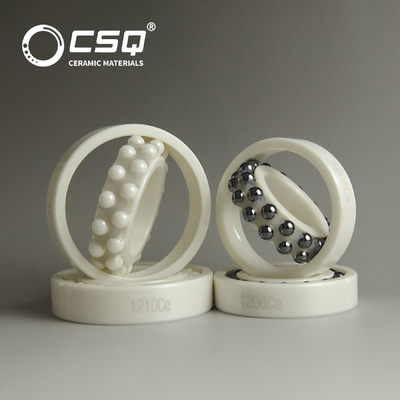 8mm 10mm Ceramic Cylindrical Roller Bearings Double Row Self Aligning 1200 1300