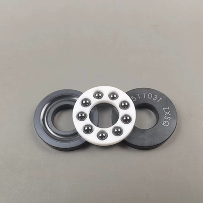 High Speed SSiC Zr02 Ceramic Bearings Thrust 51103