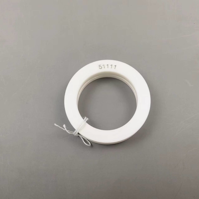 Zr Ceramic Thrust Bearing 51111 ZrO2 Races Balls PTFE Cage