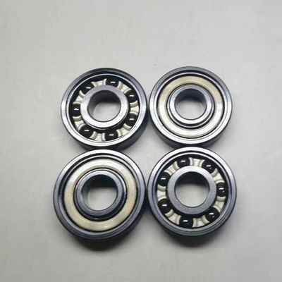 Caged 608 Ceramic Bearings 8X22X7mm HIP Si3N4 Races Balls Peek
