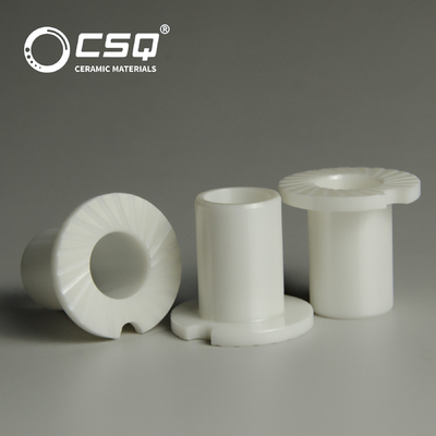 Black Industrial Ceramic Bearings Step Sleeve ZrO2 SSiC