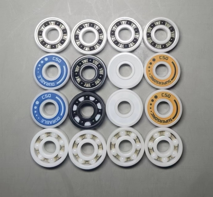 High Speed 608 Ceramic Bearings For Roller Skates Skateboard ZrO2 Si3N4 SSiC