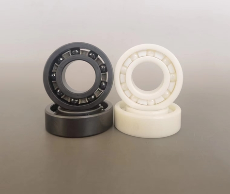 6004 Ceramic Ball Bearings In Material Of Ssic / Si3n4 / Zro2