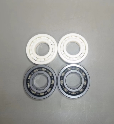 6004 Ceramic Ball Bearings In Material Of Ssic / Si3n4 / Zro2