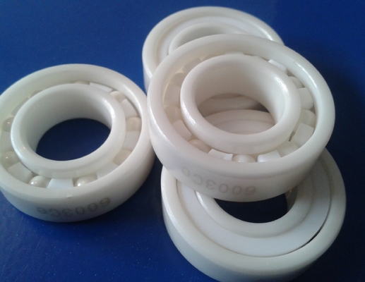 6003ce 6206ce Zro2 Full Ceramic Bearings Deep Groove Ball White High Speed
