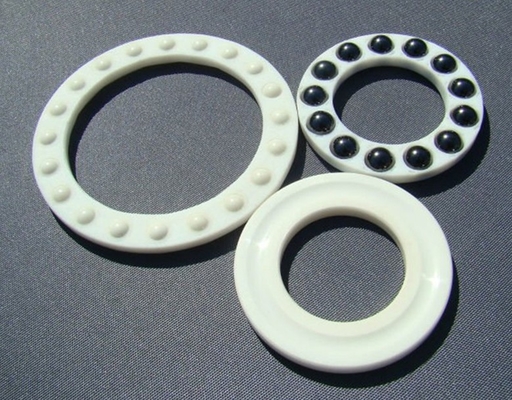 Single Direction Ball 51100 Ceramic Thrust Bearing White Or Black