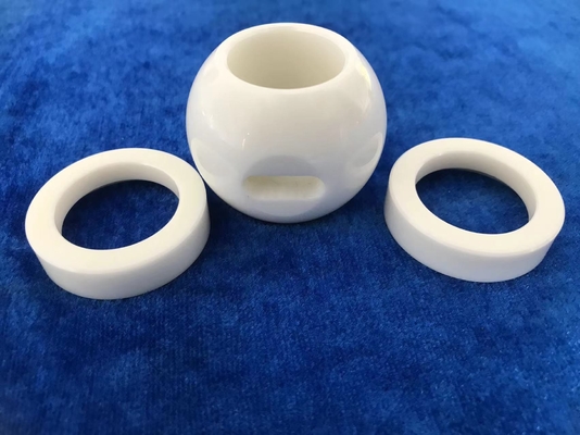 Less Leakage Ceramic Ball Valve Zirconia Zro2 / Ssic Silicon Carbide Csq