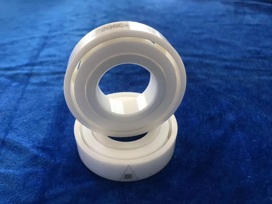 Zro2 Ptfe Cage Ceramic Angular Contact Bearings 7206 7000 7200 7300ce