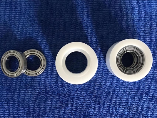 Zro2 Ceramic Parts Track Wheel Accessories For Railway Operation Conveyor Belt