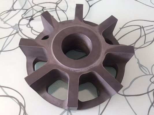 High Temperature Degassing Rotor Oem Machined Parts Silicon Carbide Ssic Ceramic