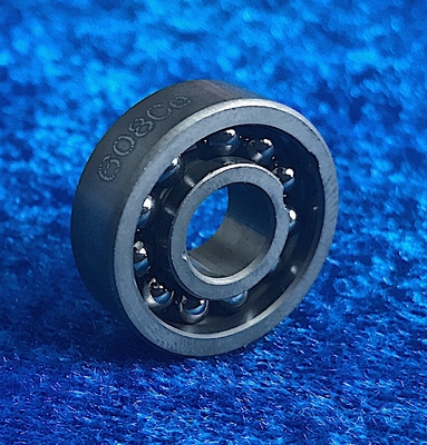 Silicon Nitride 608 Ceramic Bearings With P4 Precision Level And 22mm Outer Diameter