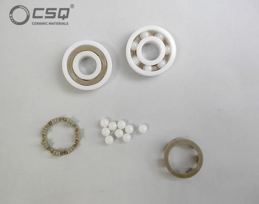 Wear Resistance Ceramic Ball Bearings 10 X 26 X 8 Mm 6000 Long Lifetime