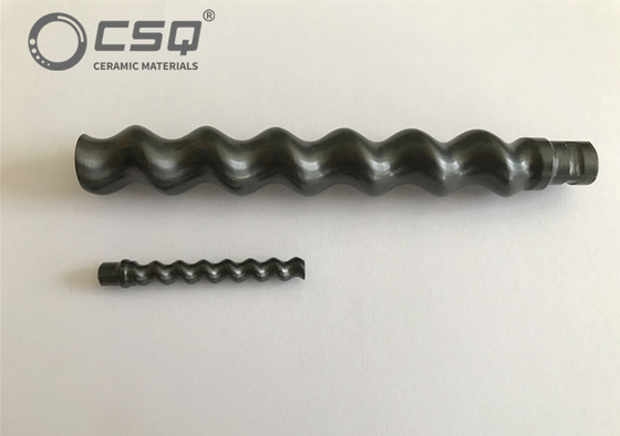 Wear Resistance Ceramic Screw For Mud / Oil Transmit Industry