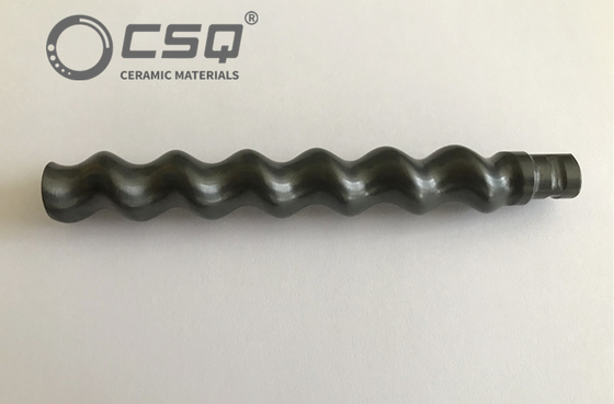 Wear Resistance Ceramic Screw For Mud / Oil Transmit Industry