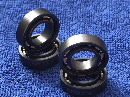6800 Series Ceramic Ball Bearings 6801 6802 6803 For AUV SSIC+PEEK With Open Sealing
