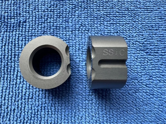 SSIC Bushing Sleeve Silicon Carbide Bearings High Strength Application for Gear Pump