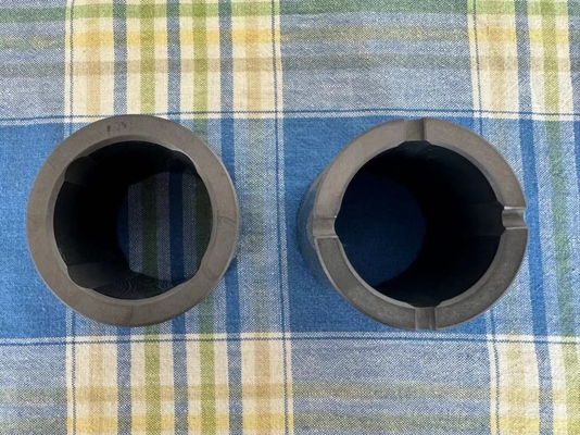 SSiC Bushing Hardness Ra0.4μm Surface Finish Sturdy Silicon Carbide Bushings For Textile Machinery