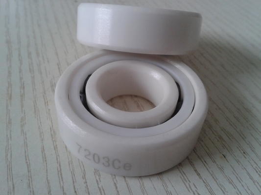 Precision Ceramic Ball Bearing with Peek/Nylon/PTFE Cage