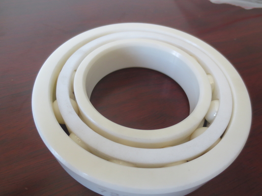Precision Ceramic Ball Bearing with Peek/Nylon/PTFE Cage
