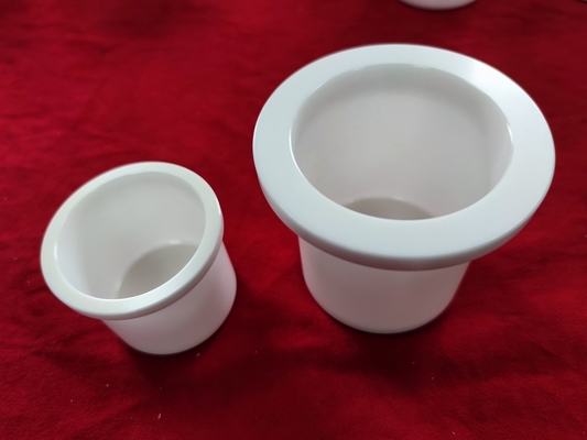 Customized Advanced Structual Ceramic Zirconia ZrO2 Ceramic Containment Shells Used For Magnetic Drive Pumps