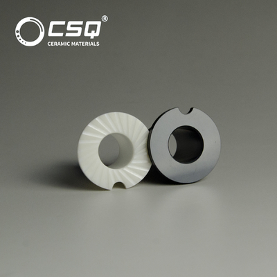 Black Industrial Ceramic Bearings Step Sleeve ZrO2 SSiC