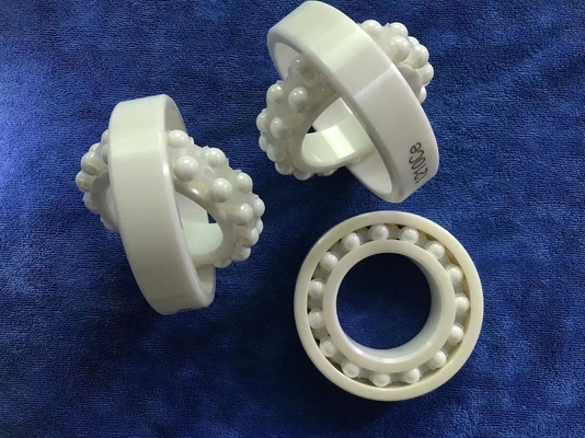 1210ce Zirconia Ball Bearings Self Aligning With Cylindrical Bore