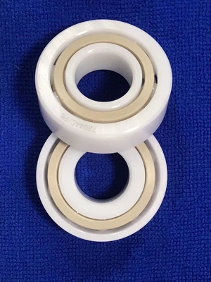 7204ce Zro2 Ceramic Angular Contact Bearings PEEK Cage P4 ABEC7