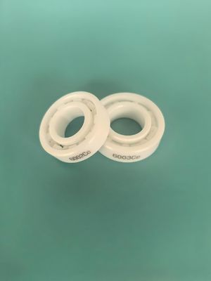 6000 6001 6002 6003ce Zirconium Oxide Bearings For Pumps Valves Handling Corrosive Fluids Acids / Alkalis