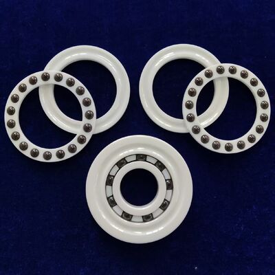 Si3n4 Ssic Zro2 Ceramic Thrust Bearing High Temperature Resistance For Industrial
